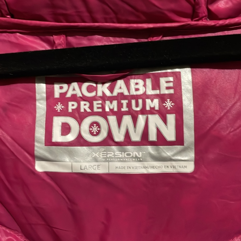 Xersion Packable Premium Down Puffer Jacket, Grey… - image 3